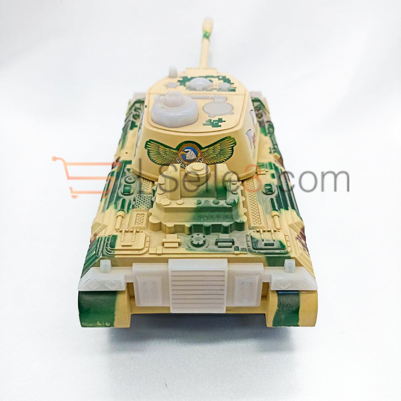 5 × دبابة لعبة مضيئة Tank Model Car Toy