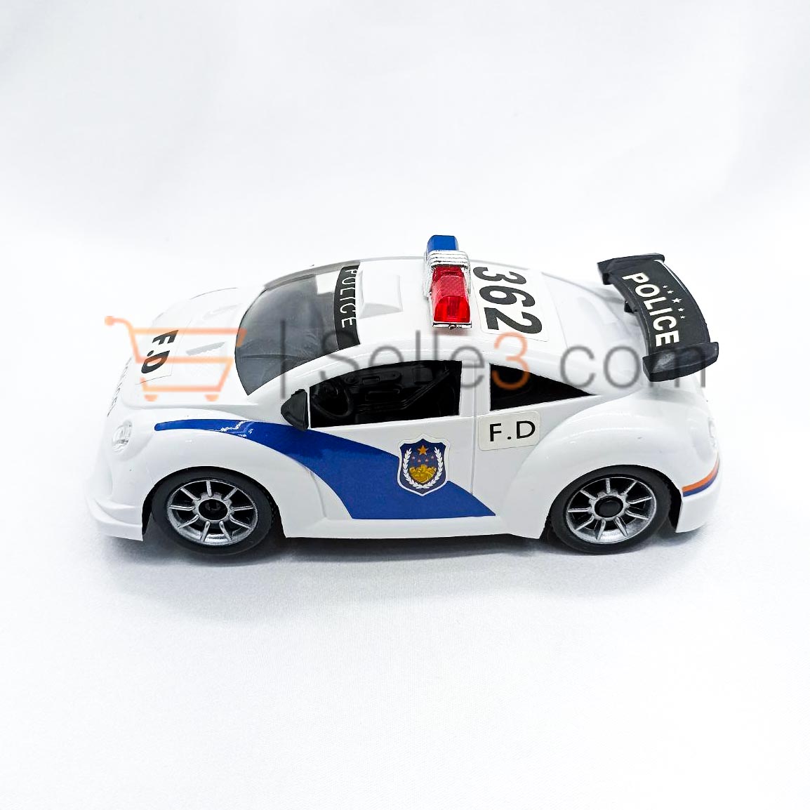 10 × سيارة فولكس فاكن شرطة نموذجية Volkswagen Police Miniature Model Car Toy