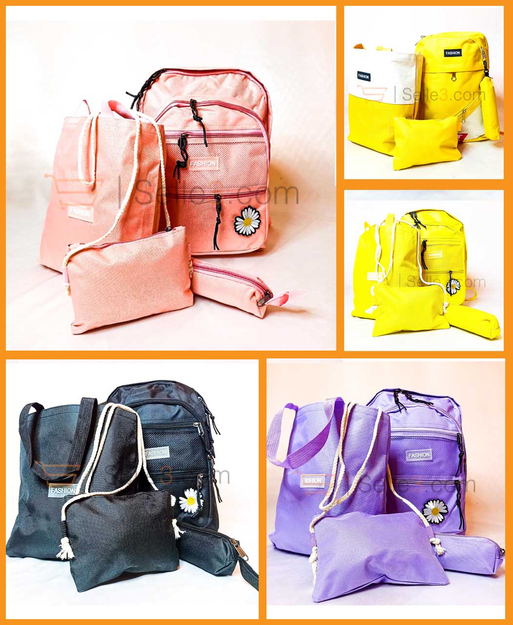 محفظات 4 قطع  cartables Sac a dos