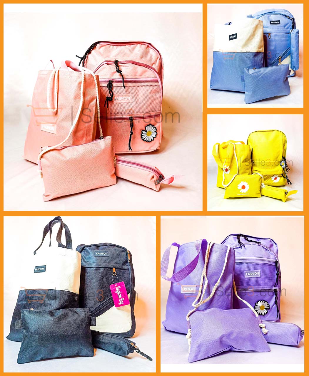 محفظات 4 قطع  cartables Sac a dos