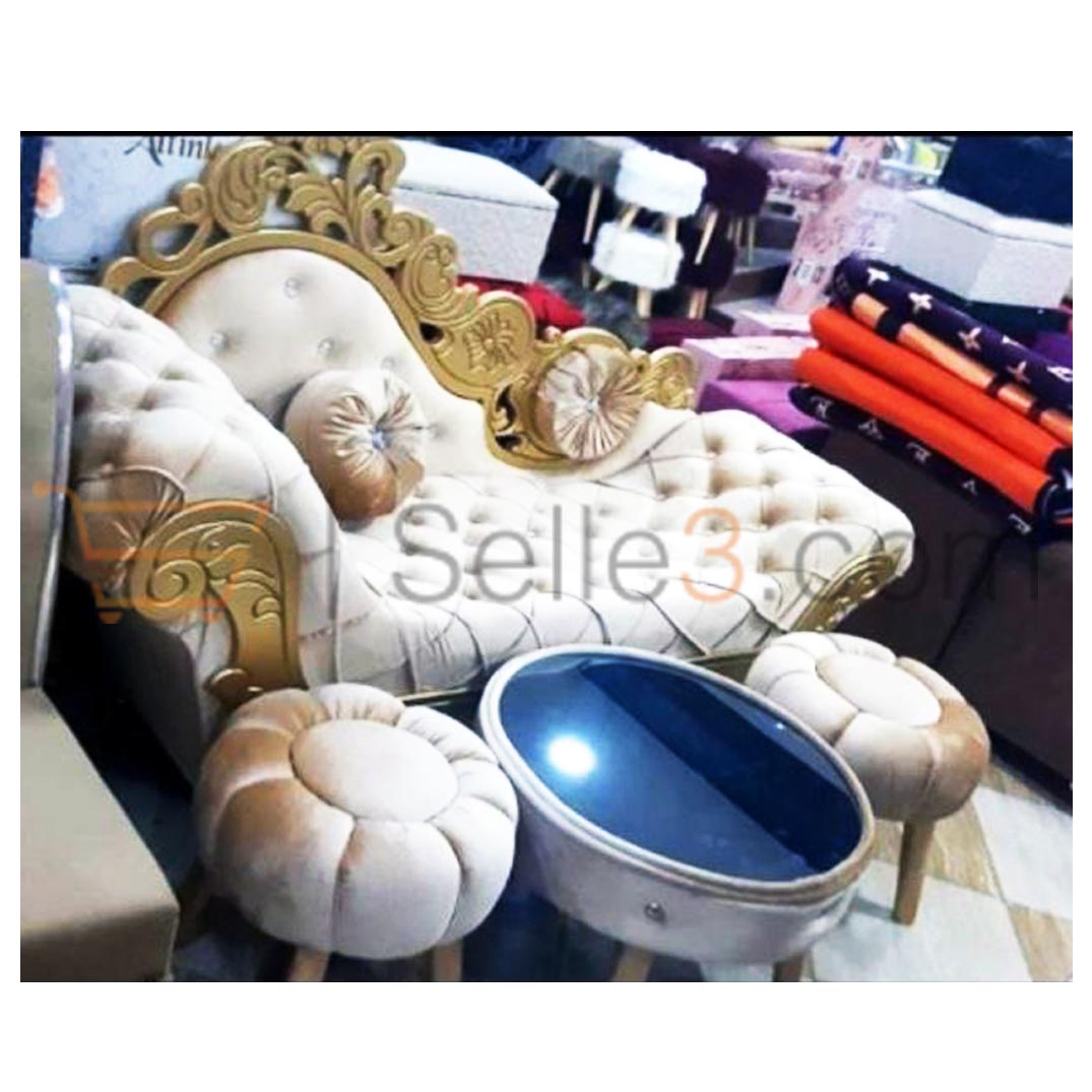 Fauteuil + Table + 2 Bancs