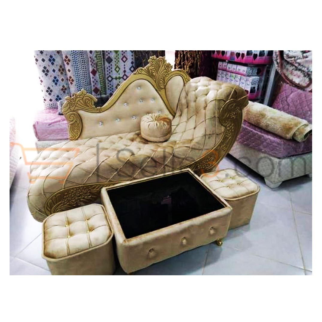 Fauteuil + Table + 2 Bancs