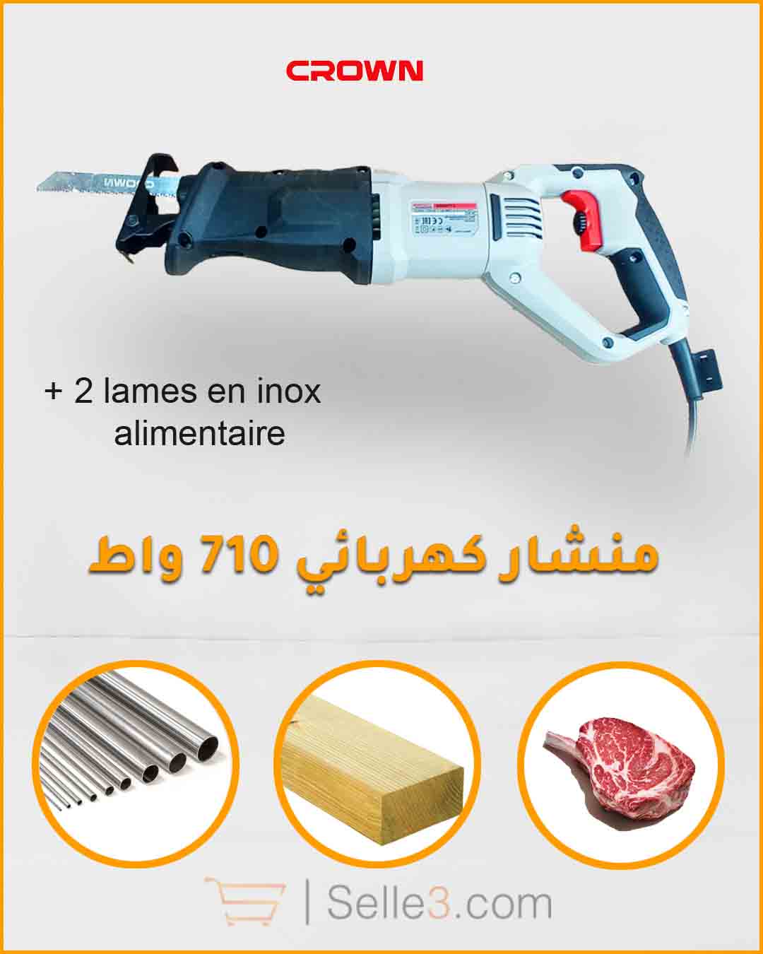  Crown Scie Electrique CT15285 710w